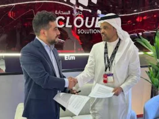 Image caption- L-R- Rustom Lawyer, Co-Founder & CEO of Augnito; and Abdulelah AlMayman, CEO of Cloud Solutions